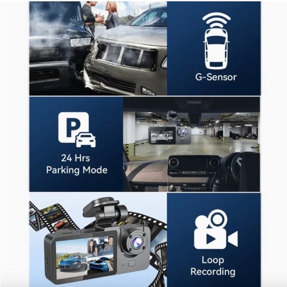 Dash Camera 4K Front & Rear Infrared Night Vision And 32GB SD Card - Picture 5 of 5